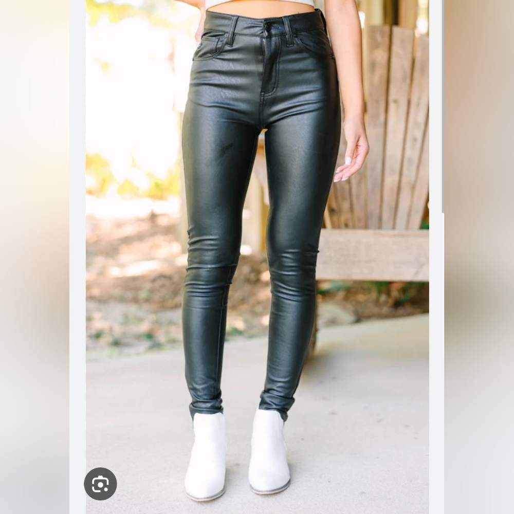 Kancan Faux Leather Super Skinny